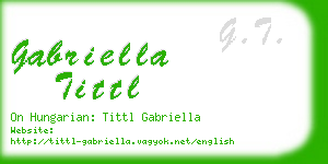 gabriella tittl business card